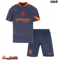 Camisa de Futebol Inter Milan Matteo Darmian #36 Equipamento Alternativo Infantil 2025-26 Manga Curta (+ Calças curtas)